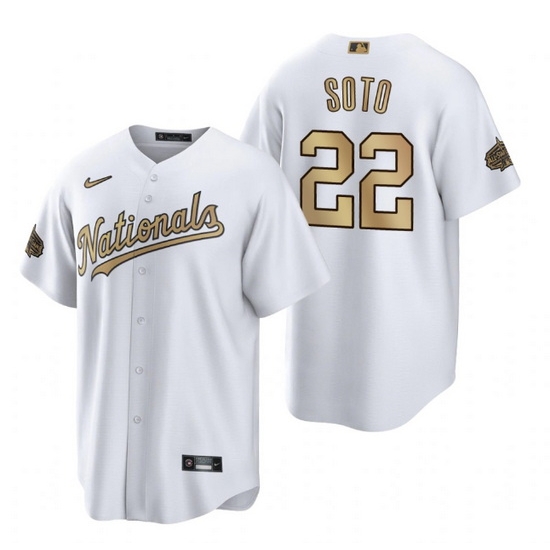 Men Washington Nationals #22 Juan Soto 2022 All Star White Cool Base Stitched Baseball Jersey->washington nationals->MLB Jersey