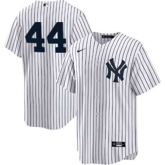 Men New York Yankees #44 Reggie Jackson White Cool Base Stitched Baseball jersey
