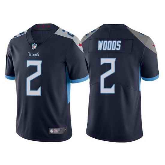 Youth Tennessee Titans #2 Robert Woods Navy Vapor Untouchable Limited Stitched Jersey