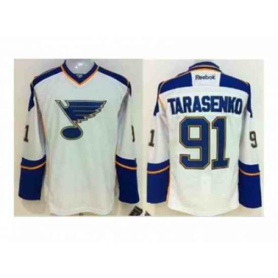 NHL St.Louis Blues #91 Vladimir Tarasenko White Jersey