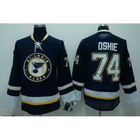 ST.LOUIS BLUES #74 OSHIE black Jerseys