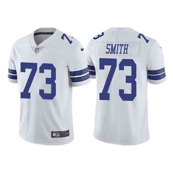Men Dallas Cowboys #73 Tyler Smith White Vapor Limited Stitched Jersey