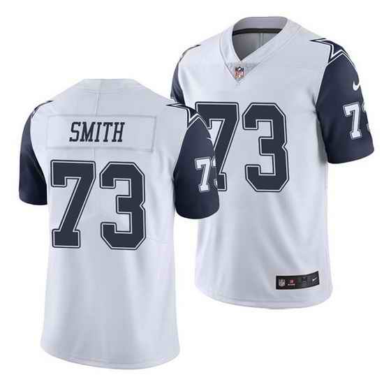 Men Dallas Cowboys #73 Tyler Smith White Color Rush Limited Stitched jersey