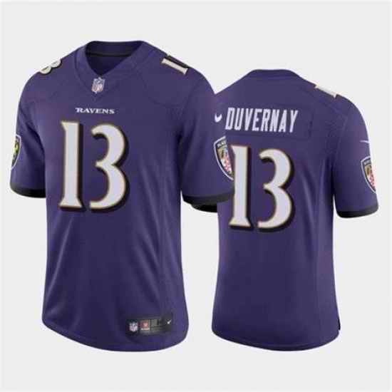 Men Ravens Devin Duvernay #13 Vapor Untouchable Limited NFL Jersey