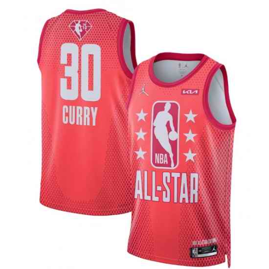 Men 2022 All Star #30 Stephen Curry Maroon Stitched Basketball Jerse->2022 all star->NBA Jersey