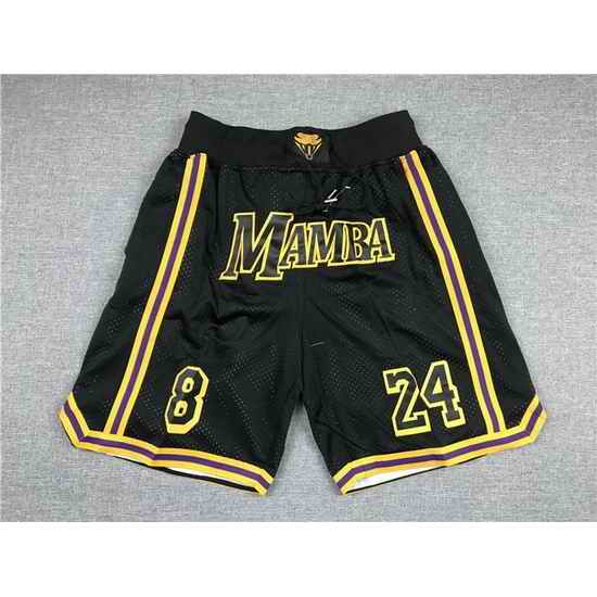 Los Angeles Lakers Basketball Shorts 018