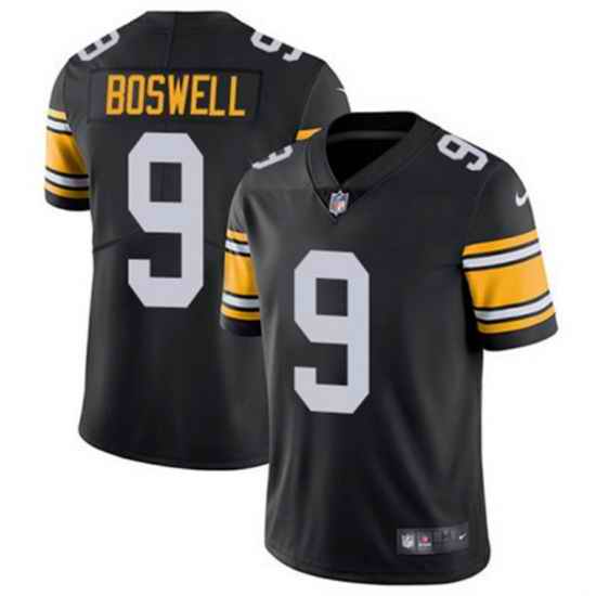 Men Pittsburgh Steelers #9 Chris Boswell Black Vapor Untouchable Stitched Jersey