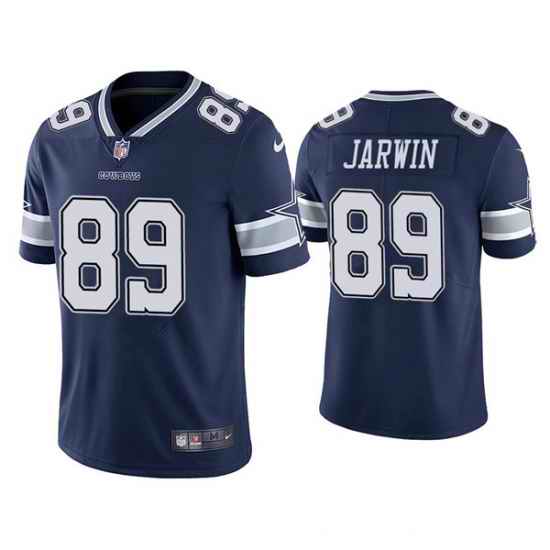 Men Dallas Cowboys #89 Blake Jarwin Navy Vapor Limited Stitched Jersey