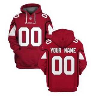 Mens Arizona Cardinals Active Player Red Custom 2021 Pullover Hoodie