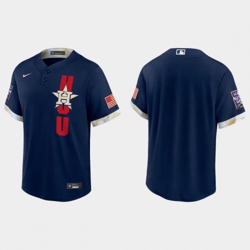 Houston Houston Astros 2021 Mlb All Star Game Fan’s Version Navy Jersey Men’s