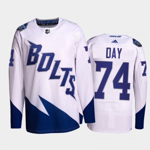 Adidas Tampa Bay Lightning #74 Sean Day Men’s 2022 Stadium Series Authentic NHL Jersey – White Men’s