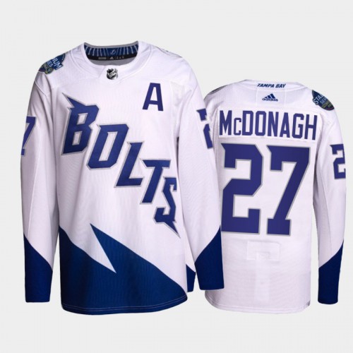Adidas Tampa Bay Lightning #27 Ryan McDonagh Men’s 2022 Stadium Series Authentic NHL Jersey – White Men’s