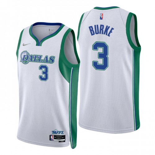 Dallas Dallas Mavericks #3 Trey Burke Men’s Nike White 2021/22 Swingman NBA Jersey – City Edition Men’s