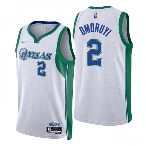 Dallas Dallas Mavericks #2 Eugene Omoruyi Men’s Nike White 2021/22 Swingman NBA Jersey – City Edition Men’s