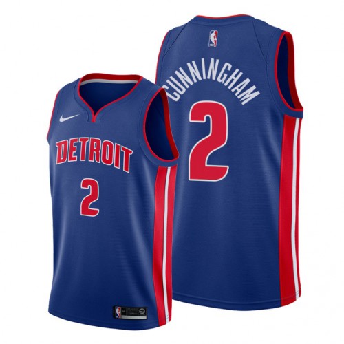 Detroit Detroit Pistons #2 Cade Cunningham Blue Jersey 2021 NB.1 Men’s->detroit pistons->NBA Jersey