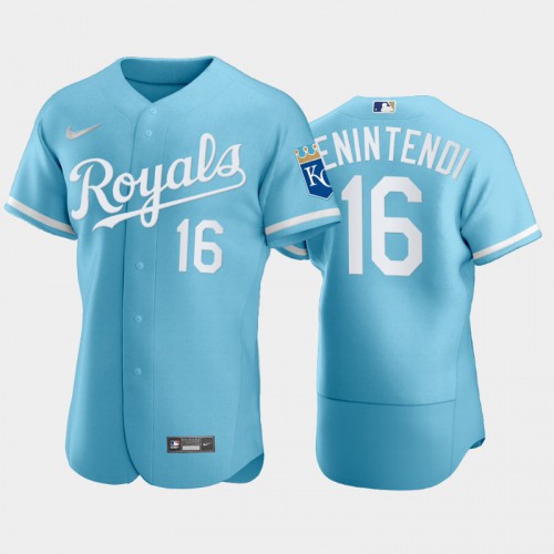 Kansas City Kansas City Royals #16 Andrew Benintendi Men’s Nike Powder Blue 2022 Authentic Jersey Men’s