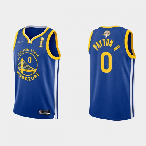 Golden State Golden State Warriors #0 Gary Payton II Men’s Nike Blue 2021-22 NBA Finals Champions Swingman Jersey Men’s