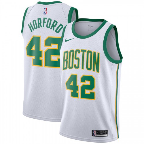 Nike Boston Celtics #42 Al Horford White Women’s 2022 NBA Finals Swingman City Edition Jersey Womens->women nba jersey->Women Jersey