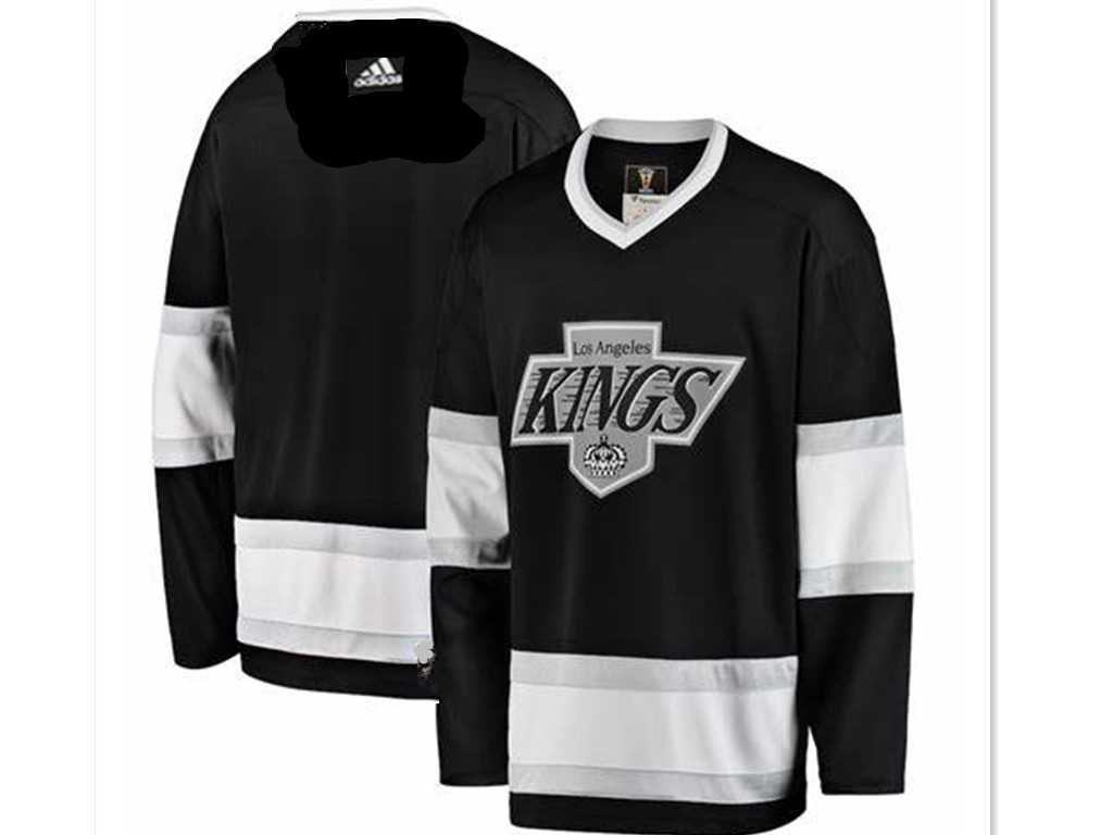 Mens Los Angeles Kings Custom Name Number Size Black Throwback NHL Stitched Jersey