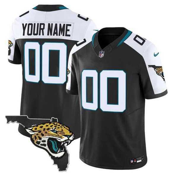 Mens Jacksonville Jaguars Active Player Custom Black Alternate 2025 F.U.S.E. Florida Patch Vapor Untouchable Limited Football Stitched Jersey
