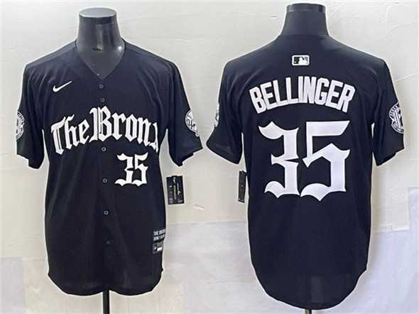 Mens New York Yankees #35 Cody Bellinger Black Gothic Legacy Edition Vapor Premier Limited Stitched Baseball Jersey