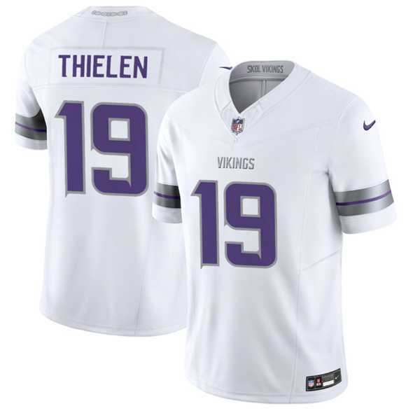 Men & Women & Youth Minnesota Vikings #19 Adam Thielen White 2025 F.U.S.E. Winter Warrior Limited Stitched Jersey