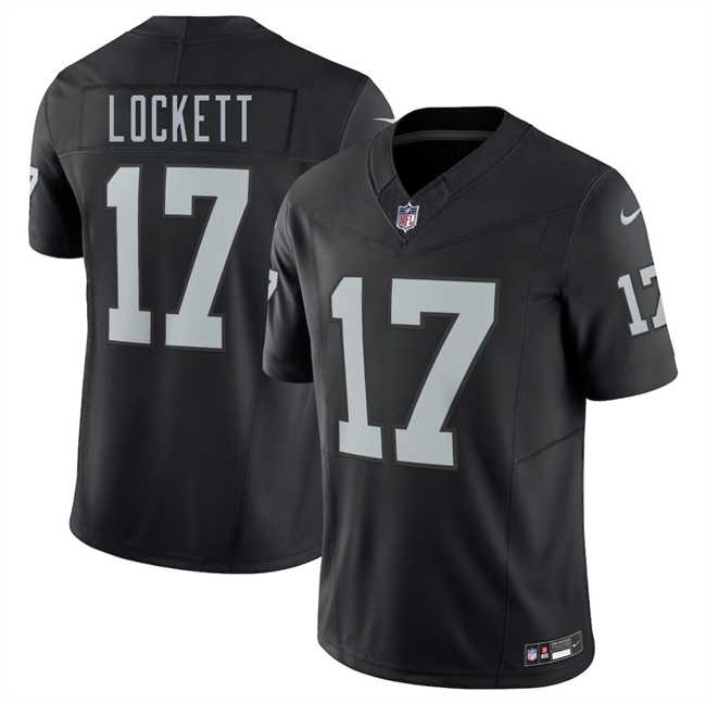 Mens Las Vegas Raiders #17 Tyler Lockett Black 2025 F.U.S.E. Vapor Untouchable Limited Stitched Jersey Dzhi