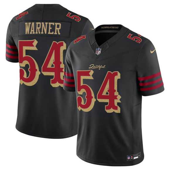 Mens San Francisco 49ers #54 Fred Warner Black 2025 F.U.S.E. Rivalries Vapor Limited Stitched Jersey Dzhi