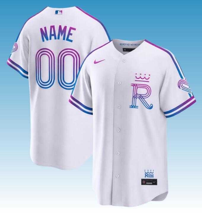 Mens Kansas City Royals Custom 2026 City Connect Stadium Stitched Jersey
