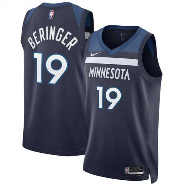 Mens Minnesota Timberwolves #19 Joan Beringer Navy 2025 Draft Icon Edition navy Stitched Jersey Dzhi