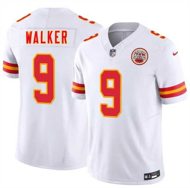 Mens Kansas City Chiefs #9 Kenneth Walker III White 2026 F.U.S.E. Vapor Untouchable Limited Stitched Jersey Dzhi->kansas city chiefs->NFL Jersey