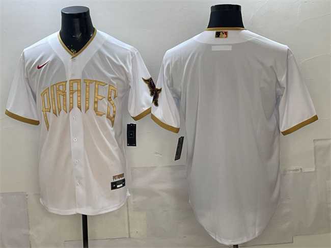 Mens Pittsburgh Pirates Blank White 2026 City Connect Stadium Stitched Jersey