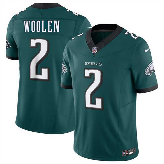 Mens Philadelphia Eagles #2 Tariq Woolen Green 2026 F.U.S.E. Vapor Untouchable Limited Stitched Jersey Dzhi->philadelphia eagles->NFL Jersey