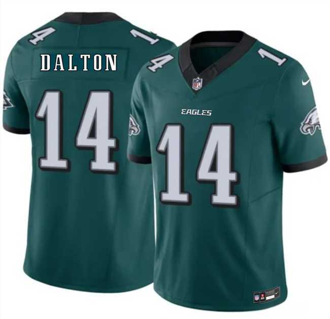 Mens Philadelphia Eagles #14 Andy Dalton Green 2026 F.U.S.E. Vapor Untouchable Limited Stitched Jersey Dzhi->philadelphia eagles->NFL Jersey