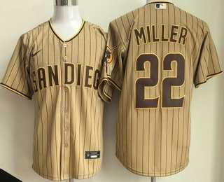 Mens San Diego Padres #22 Mason Miller Khaki Limited Jersey