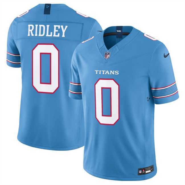 Mens Tennessee Titans #0 Calvin Ridley Light Blue 2026 F.U.S.E. Vapor Limited Stitched Jersey Dzhi
