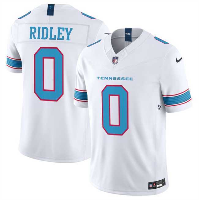 Mens Tennessee Titans #0 Calvin Ridley White 2026 F.U.S.E. Vapor Limited Stitched Jersey Dzhi
