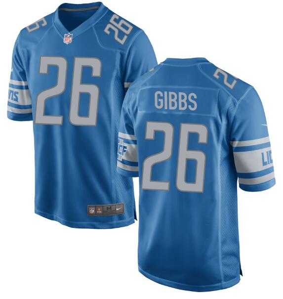 Men & Women & Youth Detroit Lions Jahmyr Gibbs #26 Nike Blue Official NFL Game Jersey