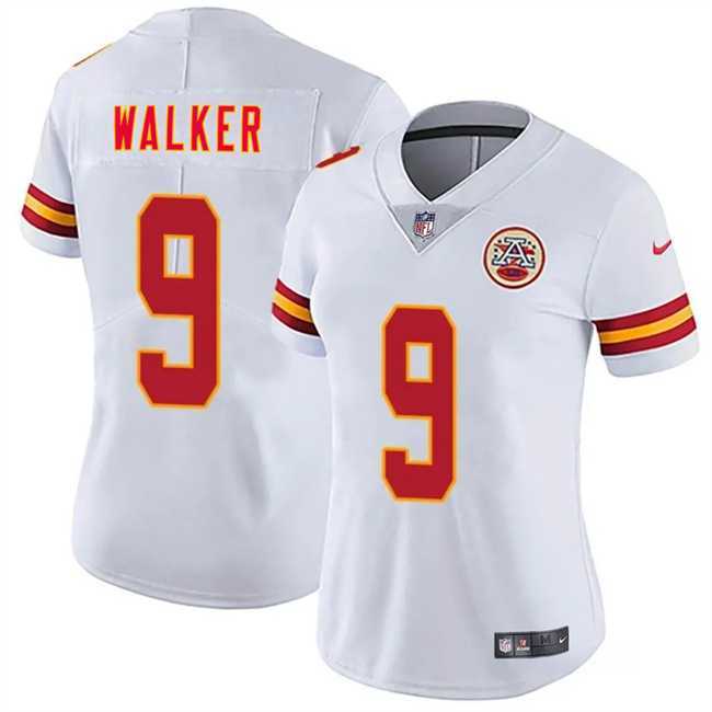 Womens Kansas City Chiefs #9 Kenneth Walker III White 2026 Vapor Untouchable Limited Stitched Jersey Dzhi->kansas city chiefs->NFL Jersey