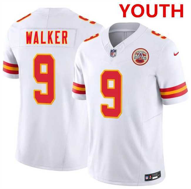 Youth Kansas city chiefs #9 kenneth walker iii white 2026 f.u.s.e. vapor untouchable limited stitched jersey Dzhi->kansas city chiefs->NFL Jersey
