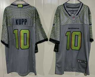 Mens Seattle Seahawks #10 Cooper Kupp Limited Gray Rivalries Vapor Jersey