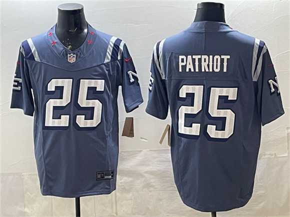 Mens New England Patriots #25 Patriot 2025 F.U.S.E. Rivalries Vapor Limited Stitched Jersey