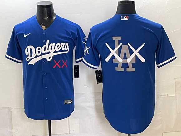 Mens Los Angeles Dodgers Blue Vapor Premier Limited Stitched Jersey Dzhi->los angeles dodgers->MLB Jersey