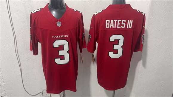 Mens Atlanta Falcons #3 Jessie Bates III Red 2026 New F.U.S.E. Vapor Untouchable Limited Stitched Jersey->atlanta falcons->NFL Jersey