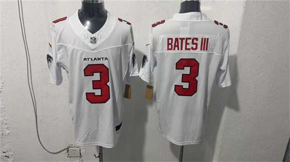 Mens Atlanta Falcons #3 Jessie Bates III White 2026 New F.U.S.E. Vapor Untouchable Limited Stitched Jersey->atlanta falcons->NFL Jersey