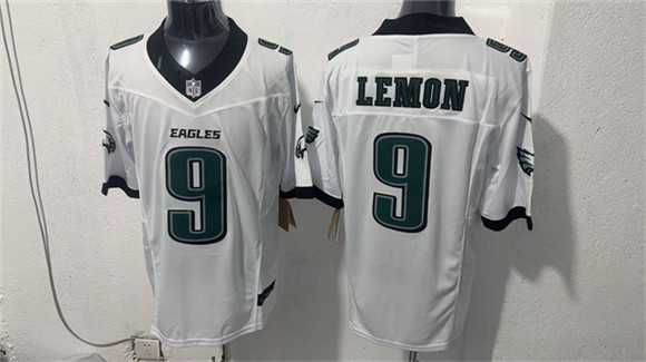 Mens Philadelphia Eagles #9 Makai Lemon White 2026 F.U.S.E. Draft Vapor Untouchable Limited Stitched Jersey->philadelphia eagles->NFL Jersey
