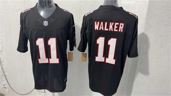 Mens Atlanta Falcons #11 Jalon Walker Black F.U.S.E. Vapor Untouchable Limited Stitched Jersey->atlanta falcons->NFL Jersey