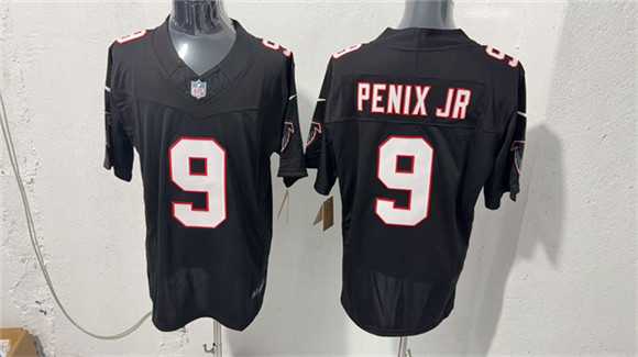 Mens Atlanta Falcons #9 Michael Penix Jr. Black F.U.S.E. Vapor Untouchable Limited Stitched Jersey->atlanta falcons->NFL Jersey