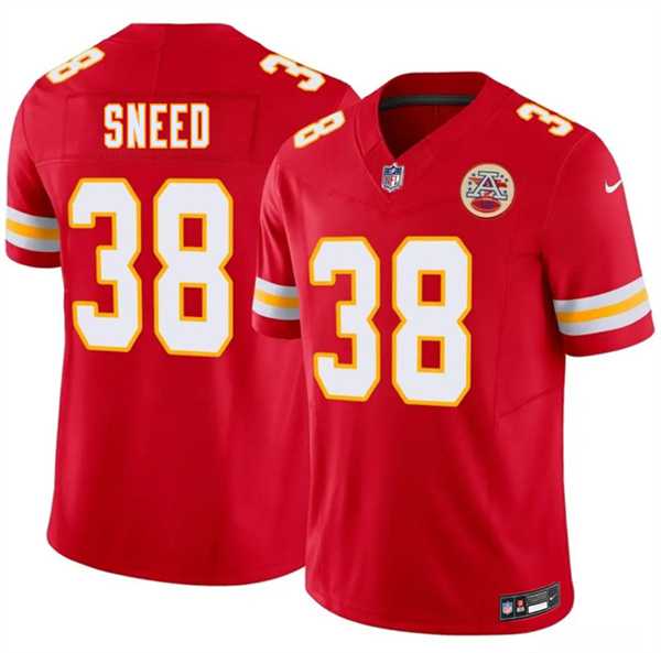 Mens Kansas City Chiefs #38 LJarius Sneed Red 2026 F.U.S.E. Vapor Untouchable Limited Stitched Jersey->kansas city chiefs->NFL Jersey