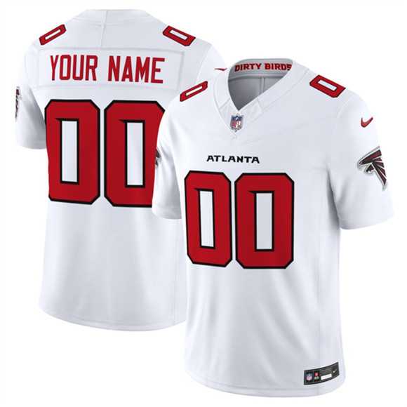Mens Atlanta Falcons Active Player Custom White 2026 New F.U.S.E. Vapor Untouchable Limited Football Stitched Jersey